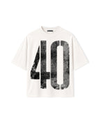 Camiseta “40” Off Boxy