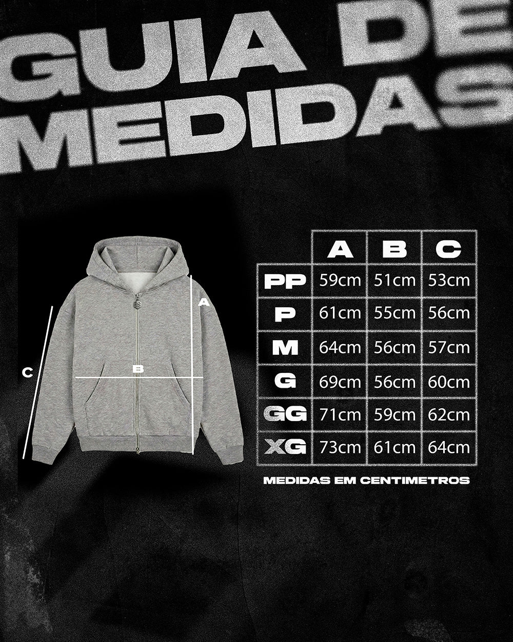 Casaco Double Zip Preto