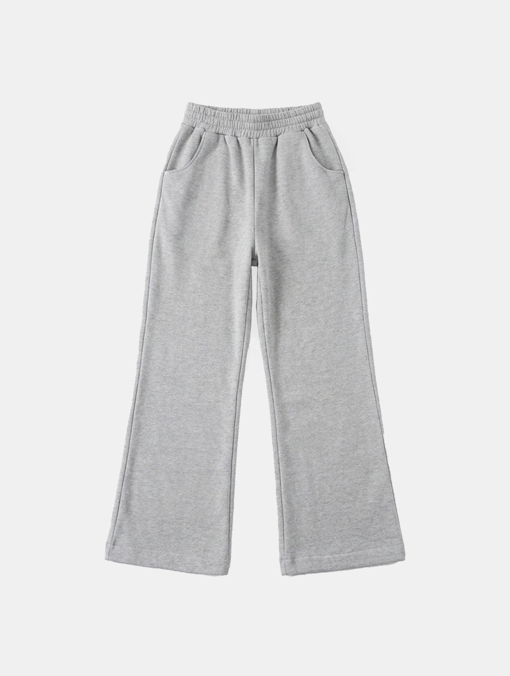 Calça Flare Moletom Cinza