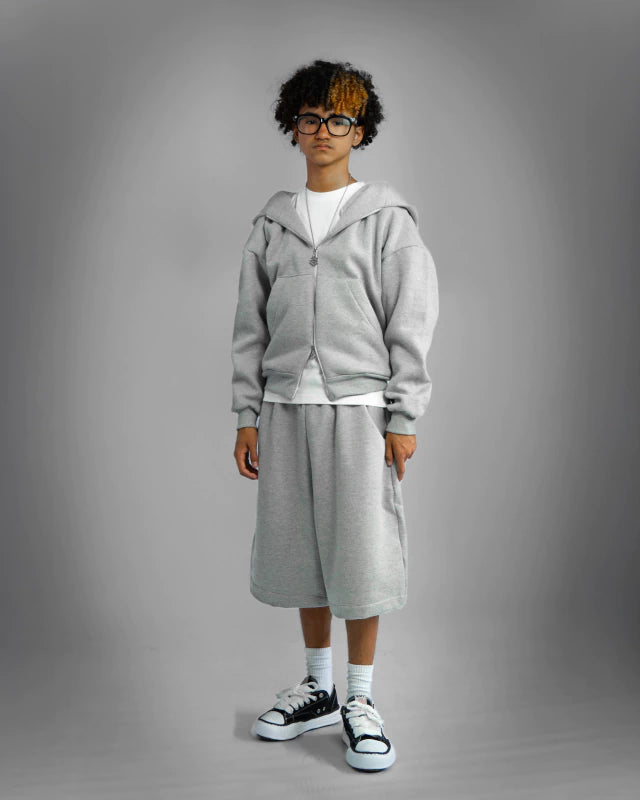Bermuda Baggy Cinza