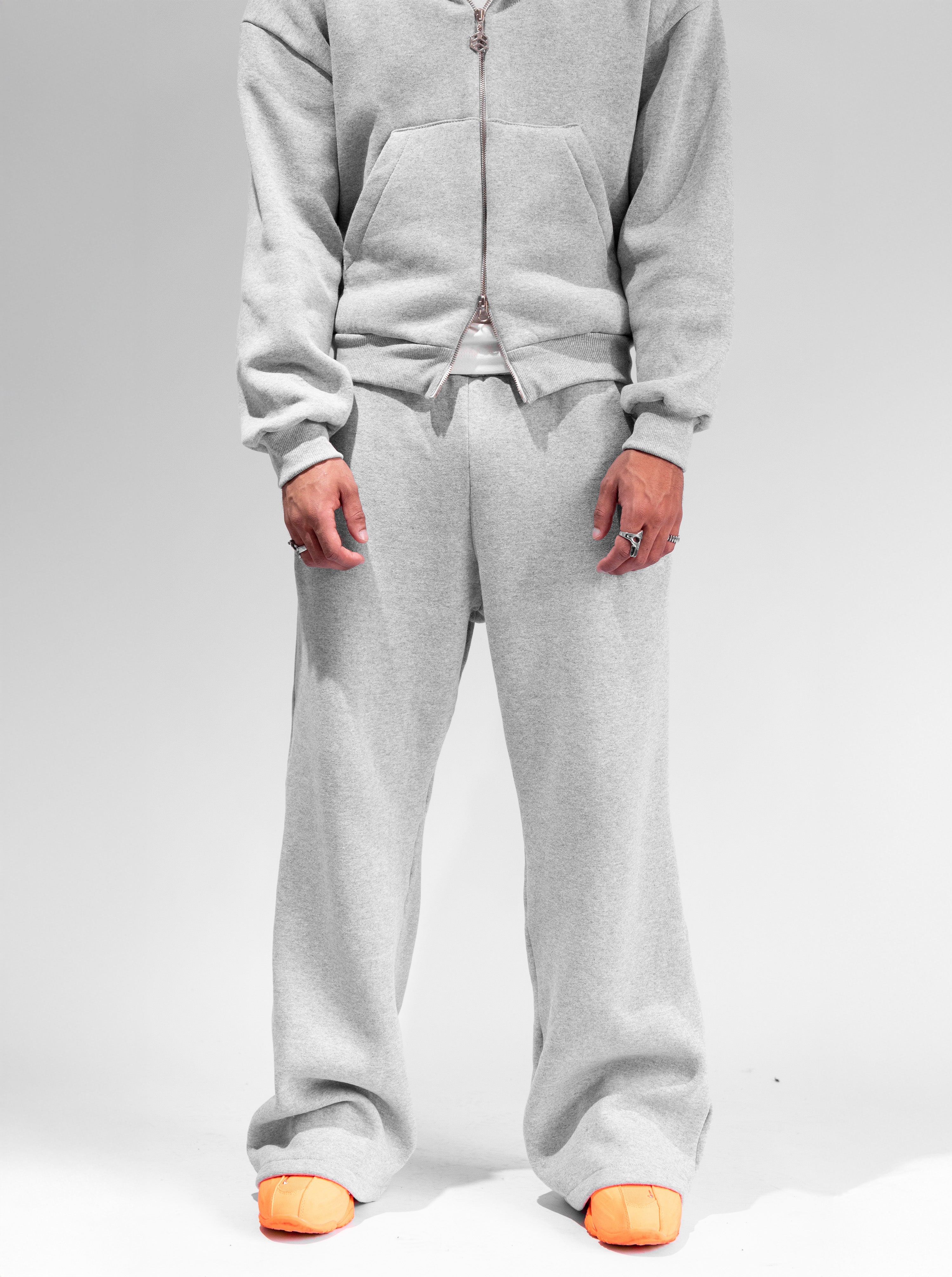 Calça Flare Moletom Cinza – Starter Pack