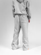 Calça Flare Moletom Cinza