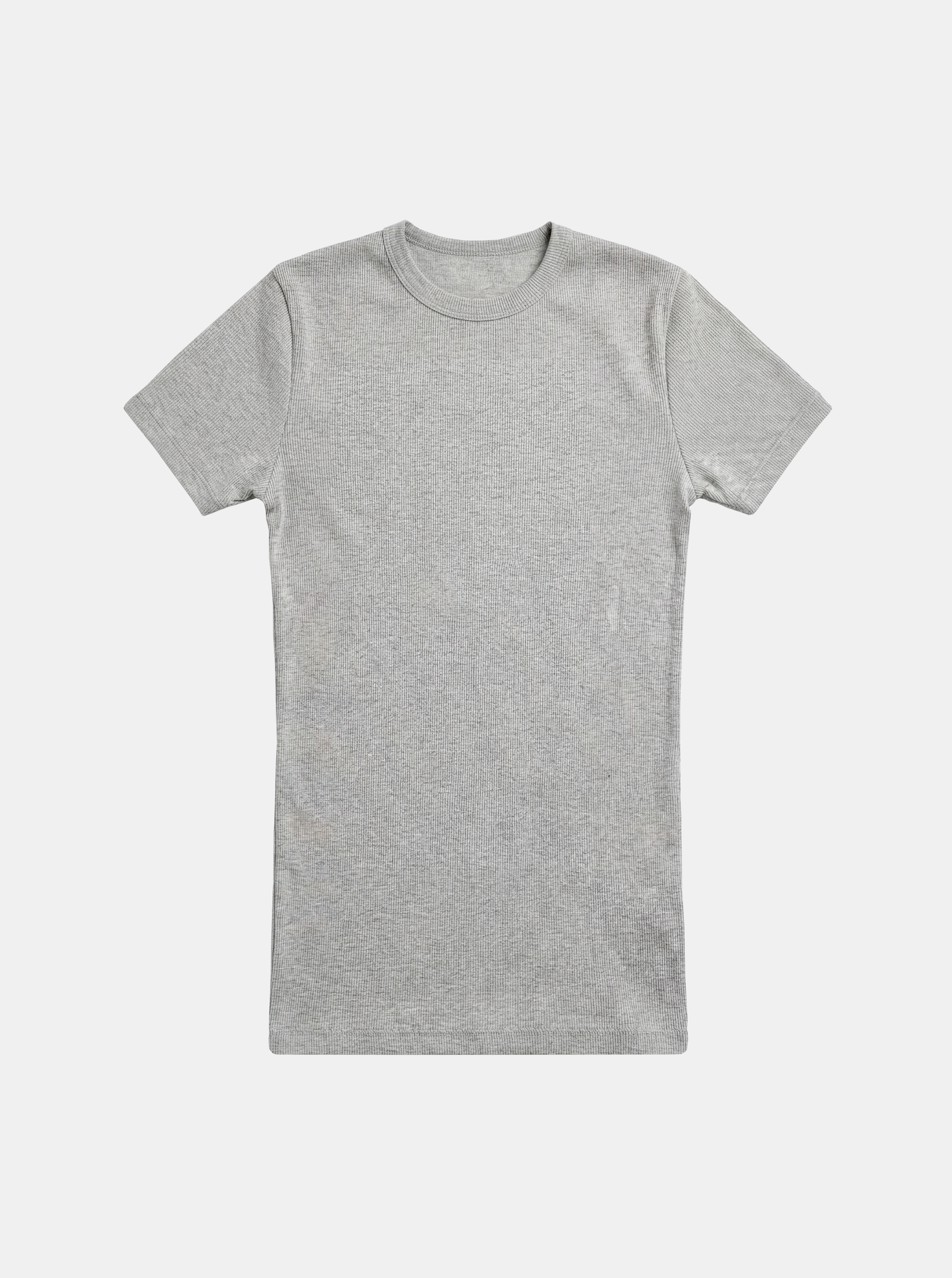 Camiseta Canelada Cinza