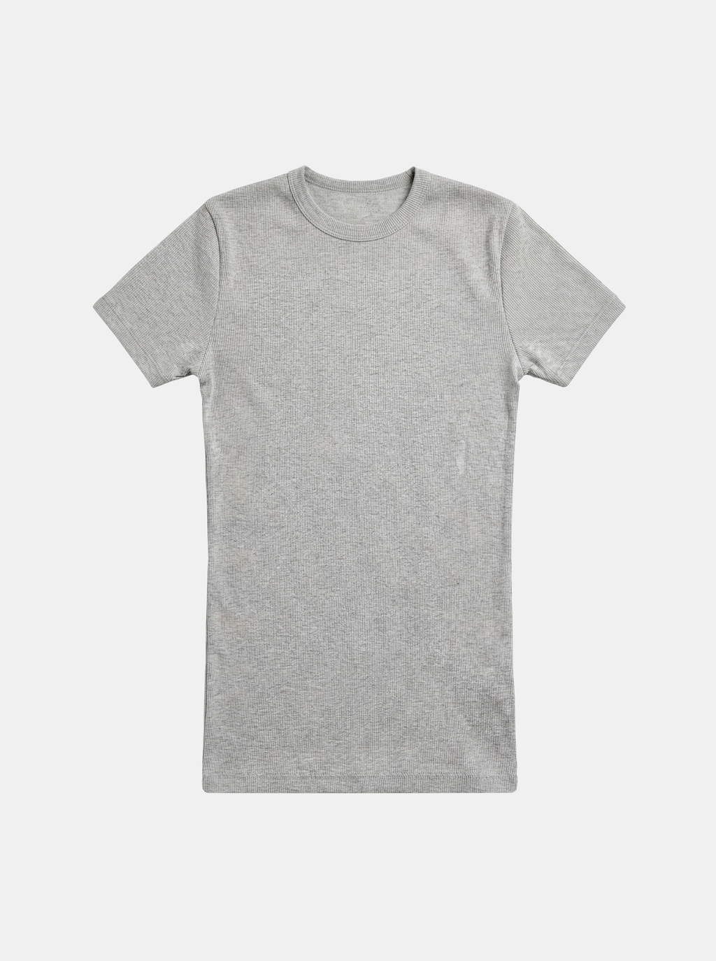 Camiseta Canelada Cinza