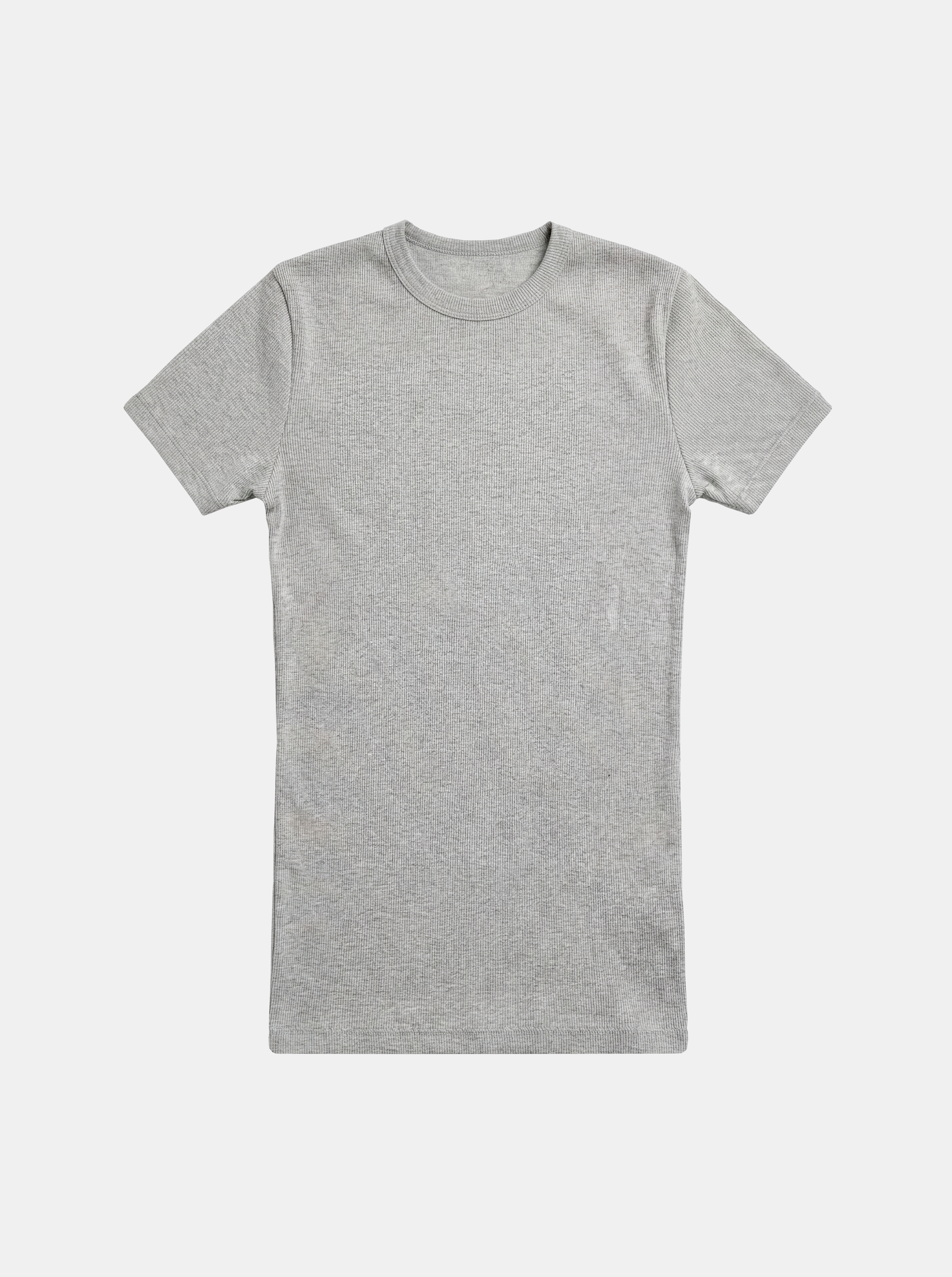 Camiseta Canelada Cinza