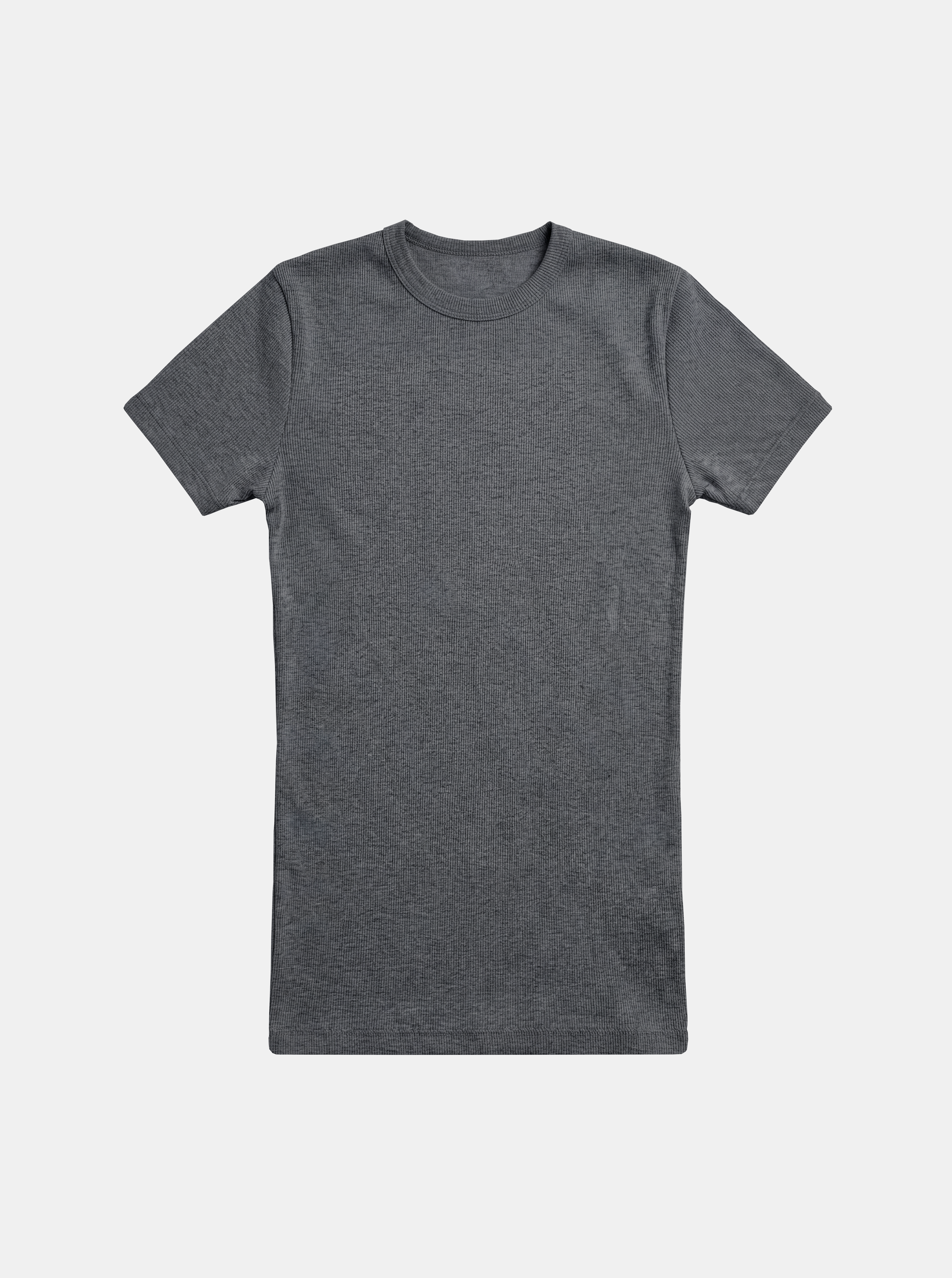 Camiseta Canelada Grafite