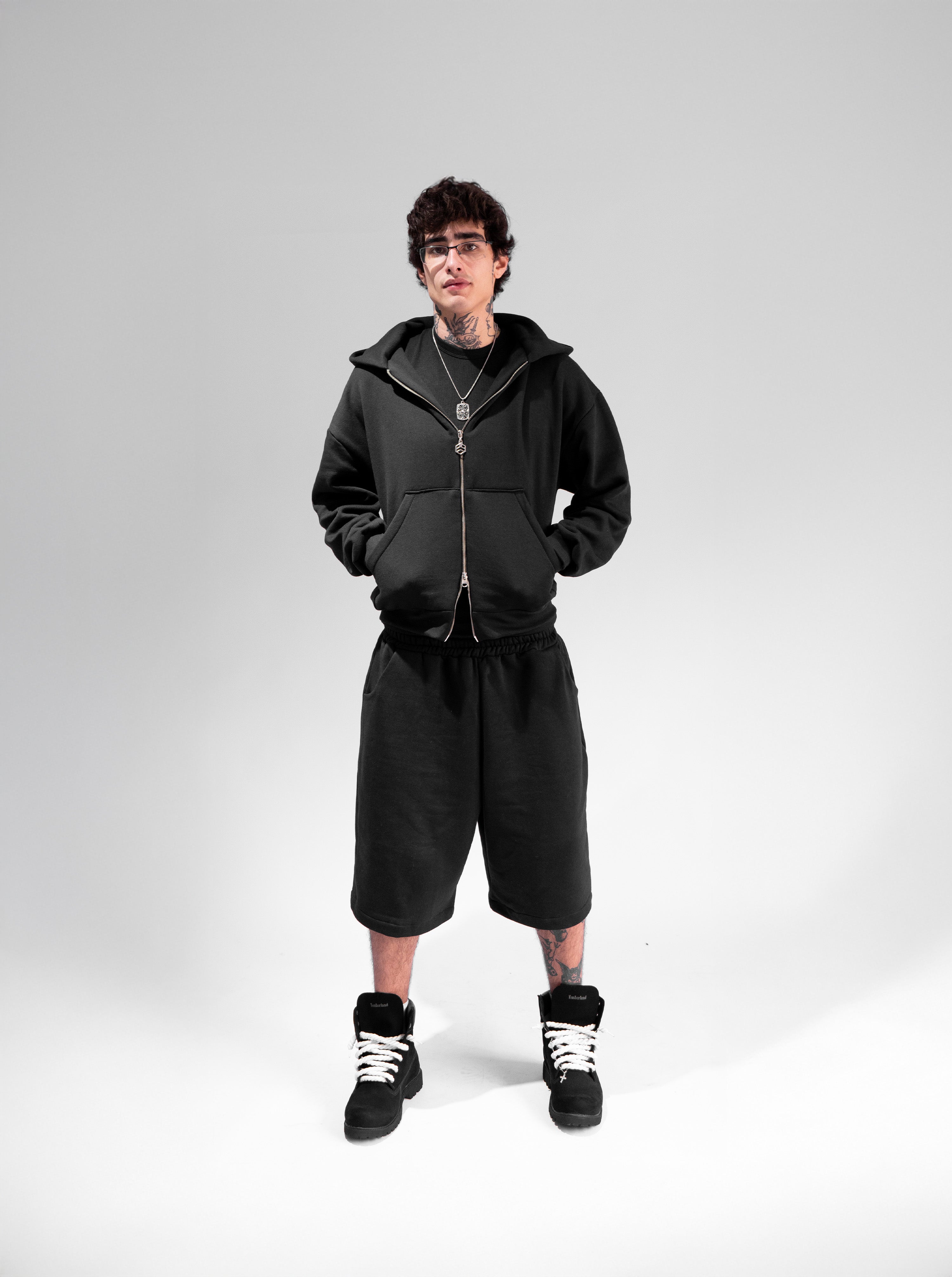 Bermuda Baggy Preta