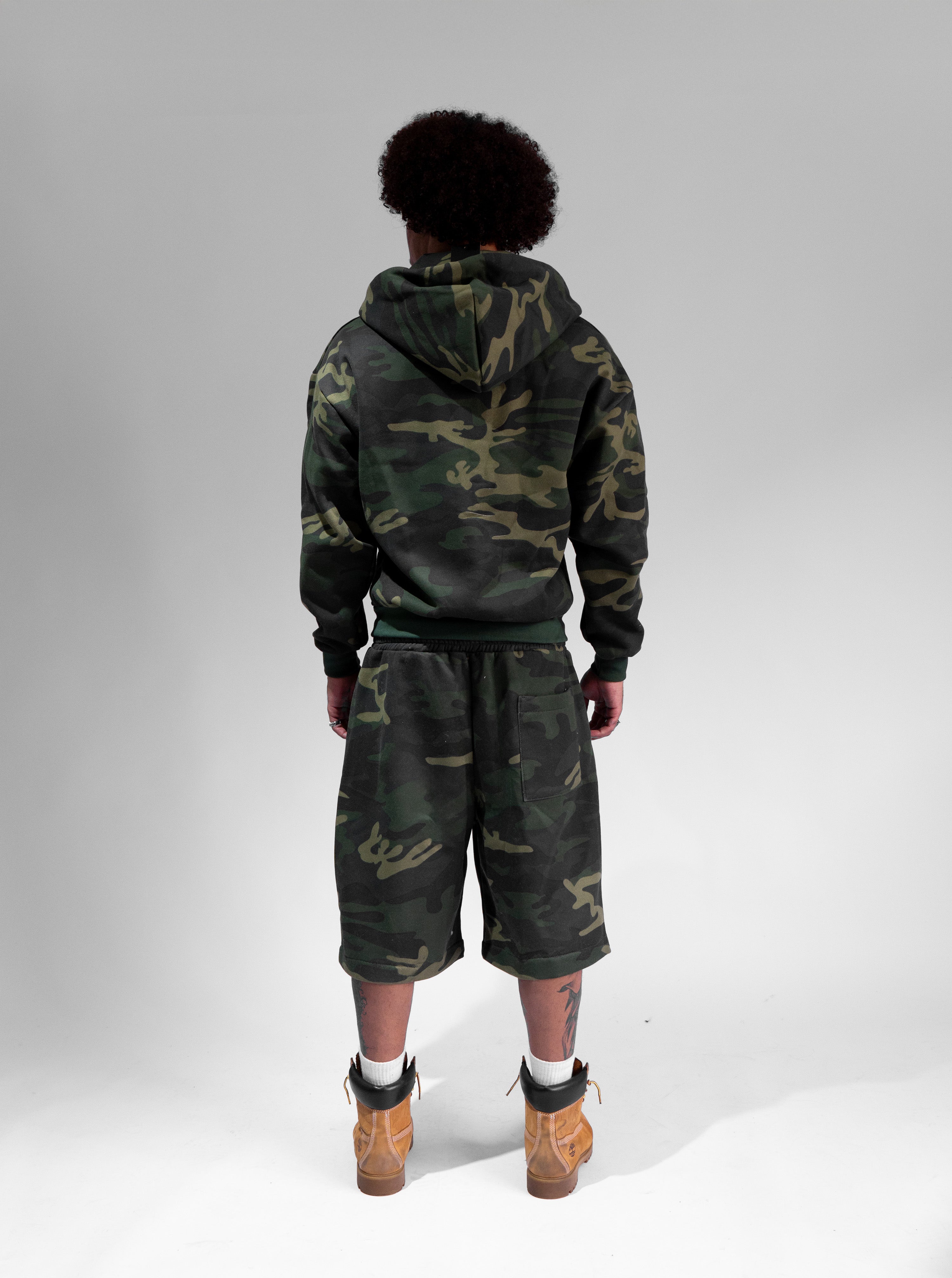 Casaco Double Zip Camuflado
