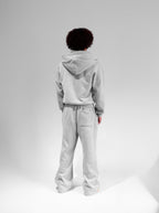 Calça Flare Moletom Cinza