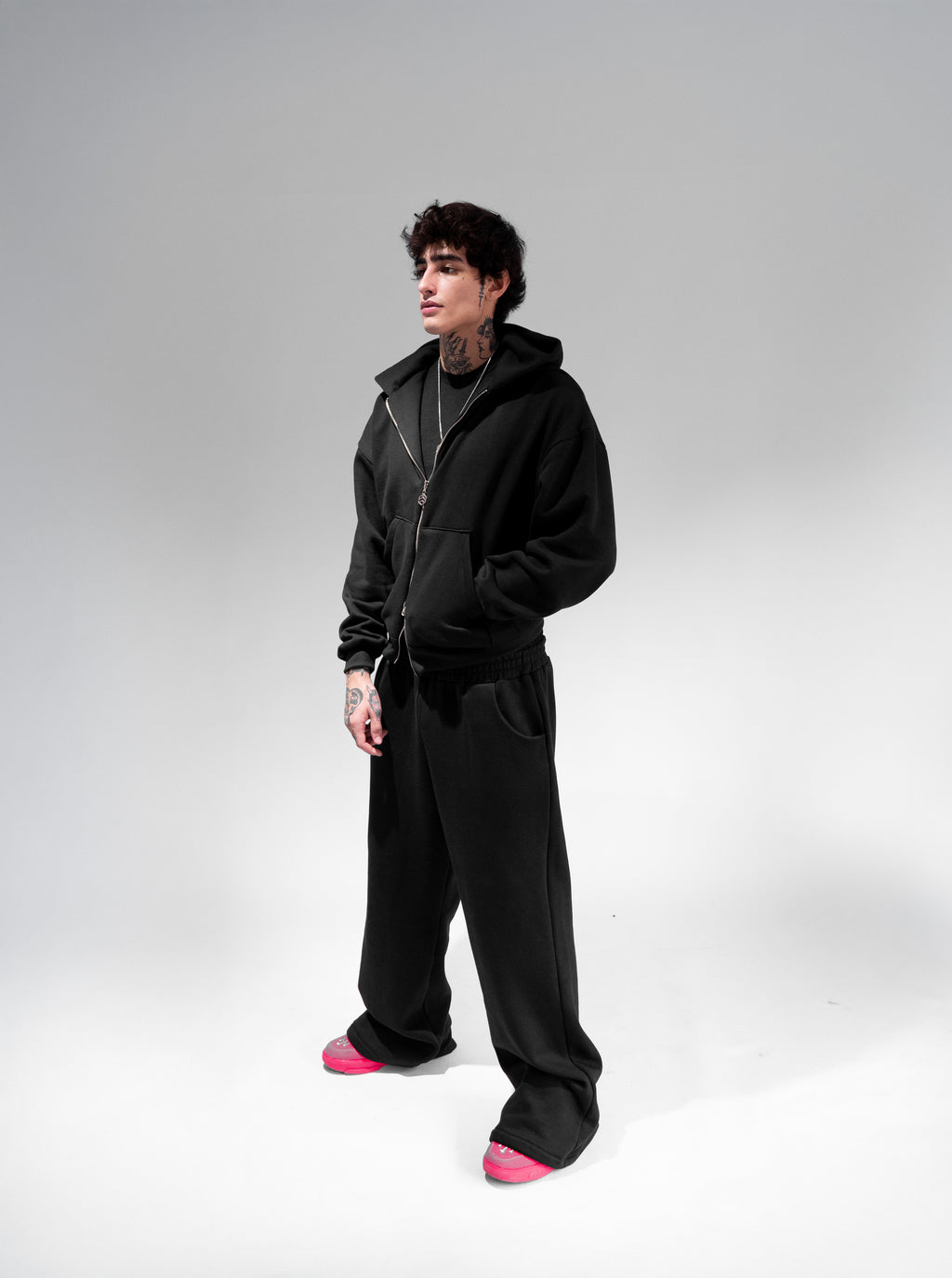 Calça Flare Moletom Preta