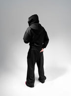 Casaco Double Zip Preto