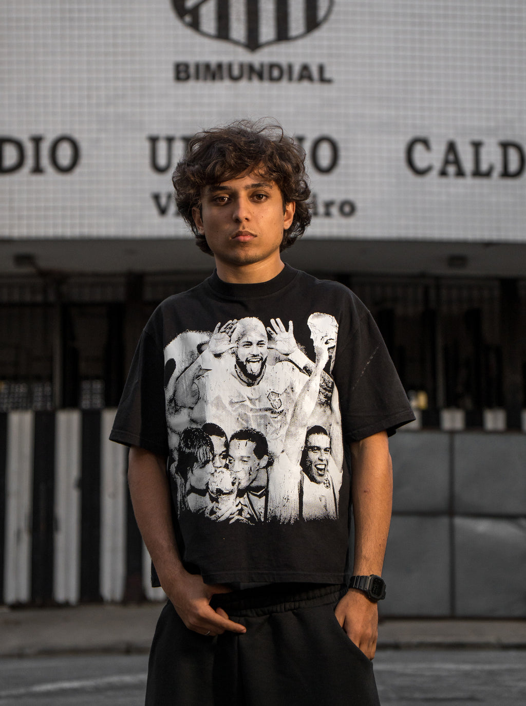 Camiseta "Rumo ao Hexa" Preta