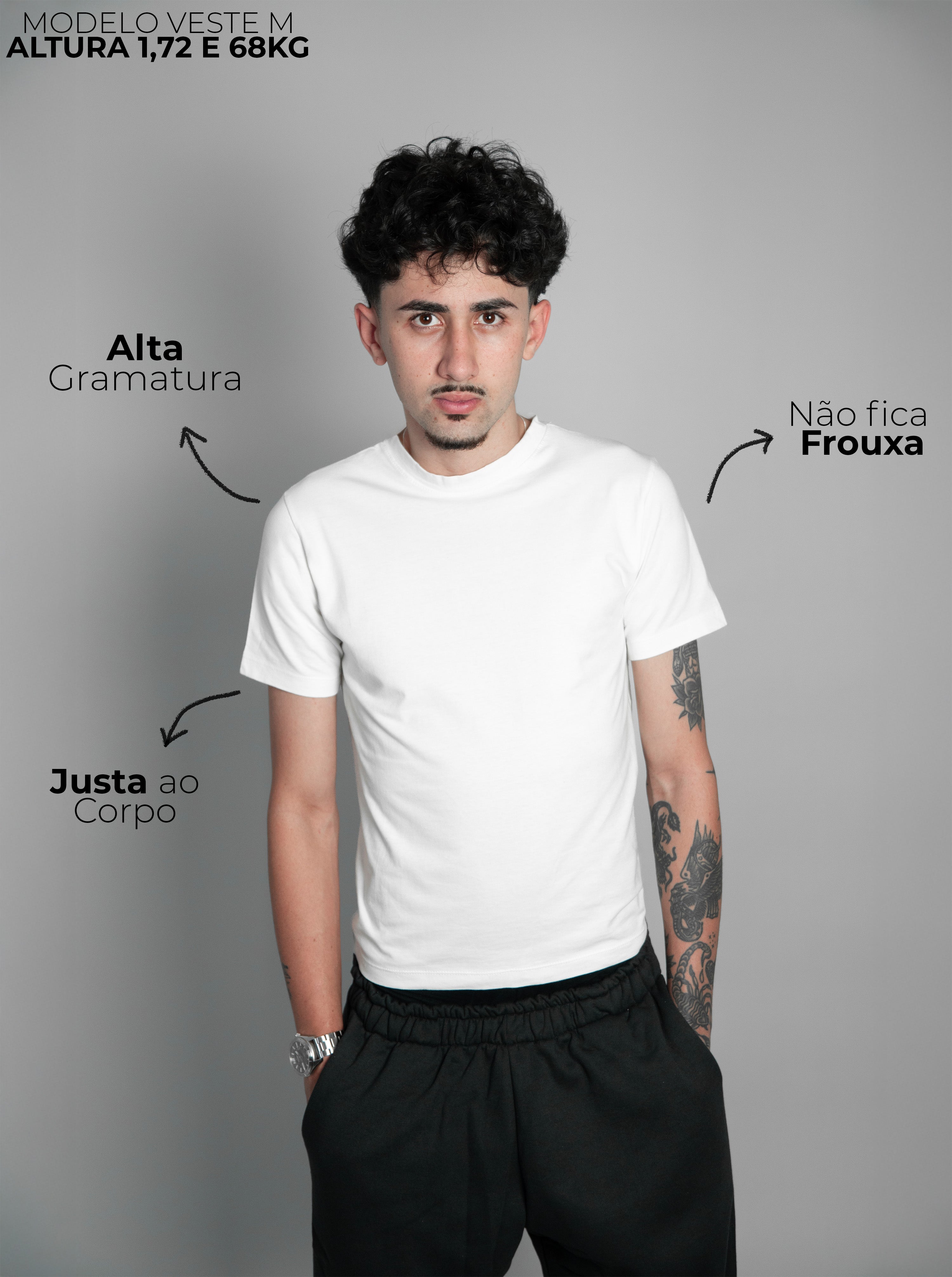 Camiseta Slim Fit Off