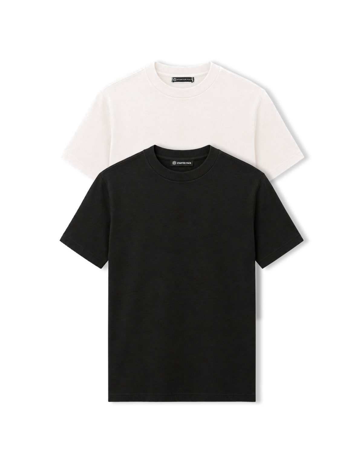 Pack 2 Camisetas Slim Off e Preta