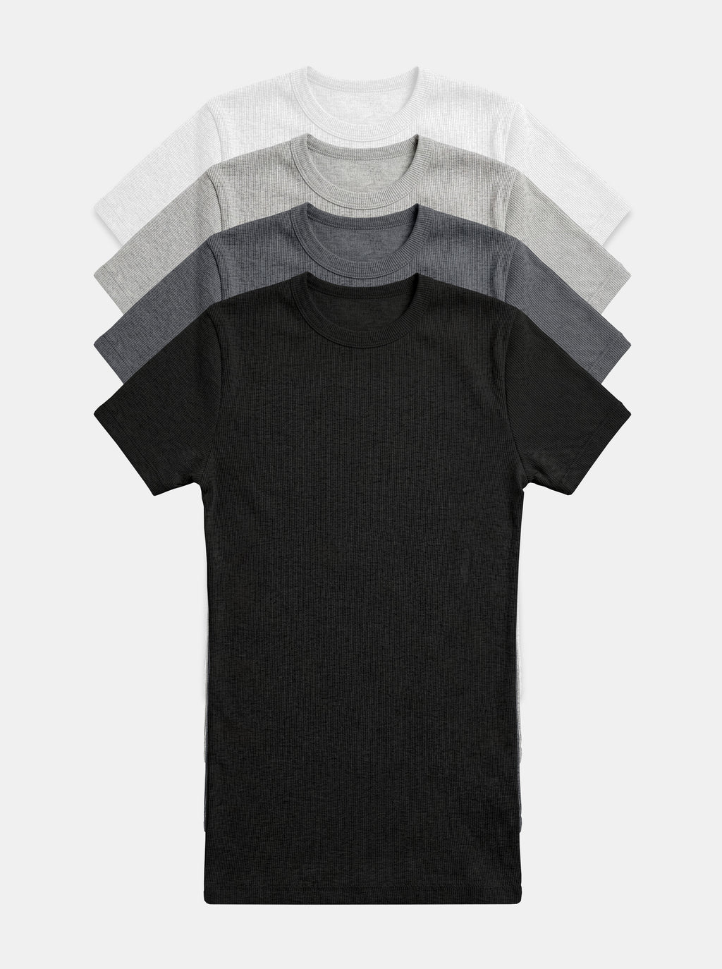 Pack com 4 Camisetas Caneladas