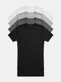 Pack com 4 Camisetas Caneladas